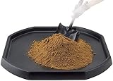 TENLITE 70cm Black Plastic Mixing Tray Mortar Sand Cement Plaster Spot Messy view 4
