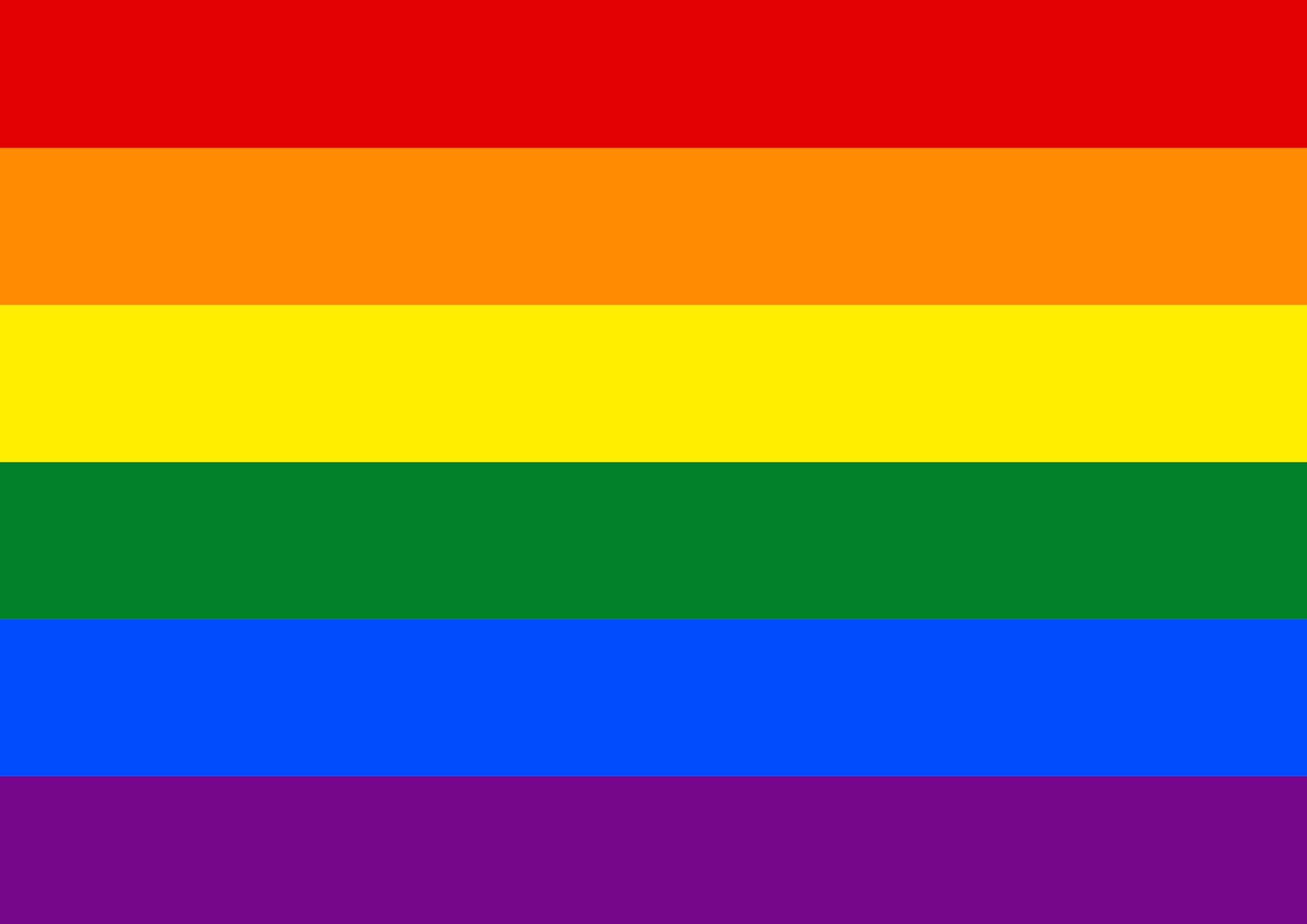 MC-Trend Rainbow Flag 90 x 150 cm with 2 Metal Eyelets for Proud Pride Feeling LGBTQ - Ideal for Flagpole or Parade, Made of 100% Polyester Weatherproof (Rainbow 90 x 150 cm)