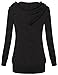 Bebonnie Women's Long Sleeve Vintage Sweater Pullover Sweatshirts with Hooded