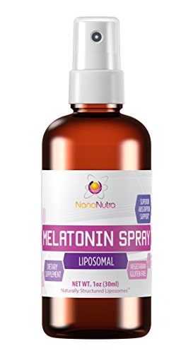 Liposomal Sublingual Melatonin Liquid Spray by NanoNutra 3mg/Serving | Non GMO Sleeping Aid | Fast Acting Sleep Supplement | Immune System Booster- Jet Lag Relief | Highest Absorbing Sleep Solution Liposomal Sublingual Melatonin Liquid Spray by NanoNutra 3mg/Serving | Non GMO Sleeping Aid | Fast Acting Sleep Supplement | Immune System Booster- Jet Lag Relief | Highest Absorbing Sleep Solution