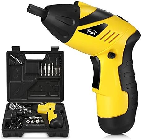 Visseuse Sans Fil 4 8v 900mah Inlife Visseuse Devisseuse Electrique Portable Avec 46 Accessoires Lampe Led Et Une Boite En Abs 12 Mois De Garantie Amazon Fr Bricolage