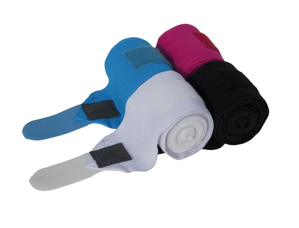 Rhinegold Training Bandages-Set 4-Black