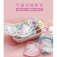 Sweetstore Household Ice Bag for Office/Jobsite/Camping/Beach/Picnics/Golfing, for All Ages, Cute Cartoon Transparent Cold Goggles Summer Office Nap Shading Cool Cooling Ice Bag
