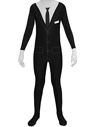 Slender Man Kids Morphsuit Fancy Dress Costume