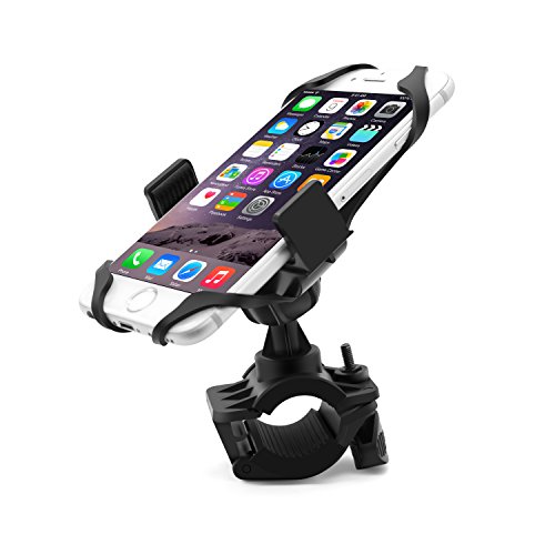 Bike Phone Holder YIANERM Universal Bike Mount Motorcycle Phone Holder with Non-Slip Straps Handlebar Cradle Holder for Samsung Galaxy iPhone 7 7 Plus 6s Plus More Smartphones