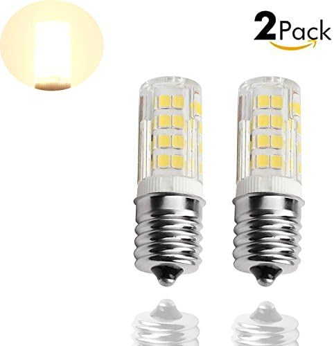 E17 LED Bulb 40 Watt Incandescent Bulb Replacement,Warm White,Dimmable,120 Volts,360lm,3000k,Replaces JD T4/T7/T8/S11 Bulb (Pack of 2)