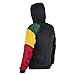 JL Sport Jamaican Reggae 3 Coloured Striped Hooded Capoeira Zip-up Jacket Tracksuit