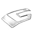 2016-2018 For Ford Explorer Front Fog Light Lamp Cover Trim ABS 2pcs