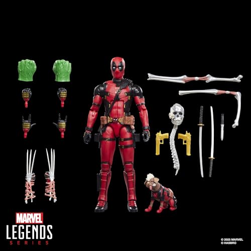 Marvel Legends Series, Dogpool y Deadpool, Deadpool & Wolverine de Marvel Studios, Figuras coleccionables a Escala de 15 cm inspiradas en la película