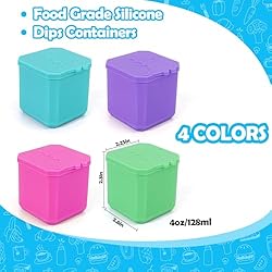 BABORUI 4 Pcs Dips Containers for Omie Lunch Box, 4