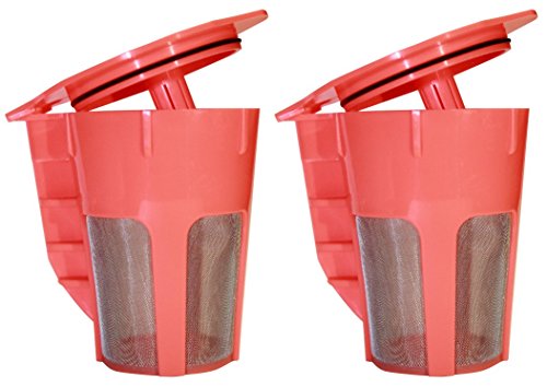 2 Pack Reusable Carafe K-Cup - Carafe Coffee Filter K Cup for Keurig 2.0 K200, K300, K400, K500 Series by Brew By Design â€¦