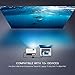 Projector,LED Video Projector, Updated LCD Technology Support 1080P Portable Mini Multimedia Projector Ideal for Home Theater Entertainment Games Partiesthumb 3