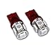 TuningPros LEDRSM-T10-RS5 Rear Side Marker LED Light Bulbs T10 Wedge, 5 SMD LED Red 2-pc Set