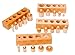 Allpdesky Kids Montessori Wooden Cylinder Socket Math Toys Baby Early Learning Education Toy Family Game