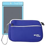 DURAGADGET Navy Blue Protective Neoprene Carry Case For Boogie Board 8.5 Inch, Boogie Board JOT 8.5 Inch Writing Tablet & Personal Organiser (All Colors) With Front Zip Pocket