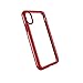Speck Products Presidio Show Case for iPhone X, Clear/Heartthrob Red