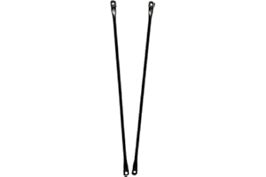 Timyrimy 88cm/34.6inch Garden Swing Replacement Rods, Bronze Metal Round Rods for Hanging Swing Seat to Frame (2PCS/CTN)
