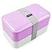 Pretty Bento Box/Bento Lunch Box (Light Pink) Multi-Compartment Bento Boxes with Utensils