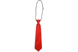 Kids Boys Neckties for Girls Boys School Uniform Necktie for Wedding Party Formal Ties Red Blue Black