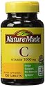 Nature Made Vitamin C, 1000 mg, 100 Tablets.