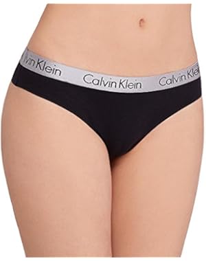 Underwear Women's Radiant Cotton Thong, Splendor Pink, Large