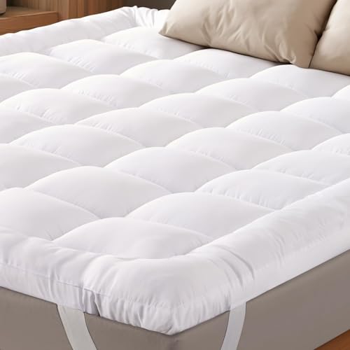 Photo 1 of **SIMILAR NOT EXACT**
Ultra Soft Twin Mattress Topper - Cloud-Like Mattress Pad for Back Pain Relief - Breathable Cooling Material for Hot Sleepers
