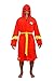 The Flash Hooded Fleece Robe Red