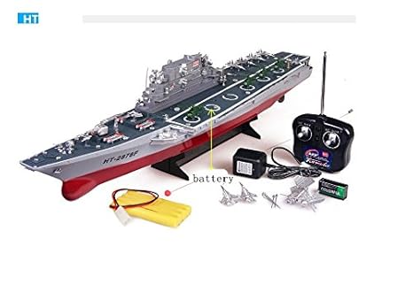RC ferngesteuerter Kriegsschiff Flugzeugträger HT-2878A USA Challenger Maßstab 1: 275 XXL RC Schlachtschiff Schiff Kriegsschi
