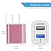 USB Charging Block, Ailkin Dual Port Wall Charger, USB Box Power Adapter Cube Charge Base, USB Charger Plug Power Brick Compatible with Phone X 8 7 6, Samsung S9 S8 S7, LG, ZTE, Kindle and More