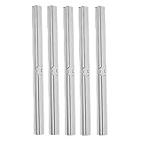 Prettyia 5pcs 19cm Metal Purse Frame Wallet Clasps Bag Making Supplies with Screws