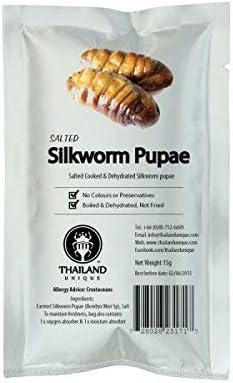 Edible insect series dried silkworm pupa (saltiness) [parallel import goods]