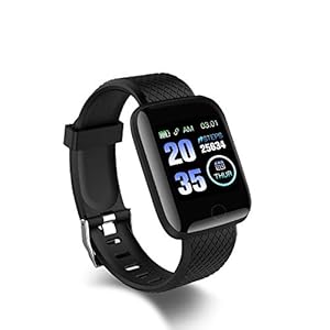 Smartwatch, sporthorloge, fitnesstracker, waterdicht IP67, 1,3 inch kleurendisplay, sporthorloge, fitnesspolshorloge…