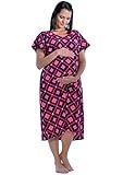 Designer Hospital Maternity Gown (L/XL, Marissa)