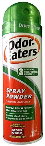 Odor-Eaters Foot Spray Powder 4 Ounce (Value Pack of 3)