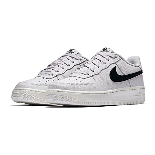Nike Air Force 1 Big Kid's Shoes Vast Grey/Black Summit White 596728-038 (6 M US)