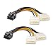 Cable Matters 2-Pack 8-Pin PCIe to Molex (2X) Power Cable 4 Inches primary