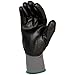 AmazonBasics Polyurethane Coated Work Gloves, Polyester Liner Fiber, Touch Screen, Grey, Size 8, M, 12-Pair