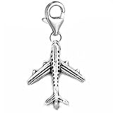 GemStorm Silver Plated Dangling Lobster Clasp