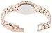 Anne Klein Women's 10/9536RMRG Premium Crystal Accented Rose-Gold Tone Bracelet Watch