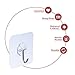 Vanky Adhesive Sticky Hooks 13lb(Max) Heavy Duty Wall Hooks Ceiling Hooks Seamless Hooks transparent Hooks Nail Free Bathroom Kitchen Wall 22pack