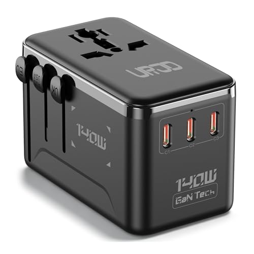 URJD 140W GaN Travel Adapter