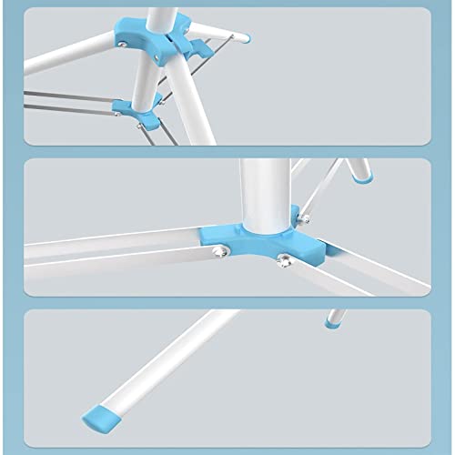 CARYWON Tendedero Plegable para Ropa, Tendedero para Ropa, Soportes Tendederos, Portátil de Acero Inoxidable Tendedero de Ropa Plegable, Tendedero Plegable y Extensible para Interiores y Exteriores