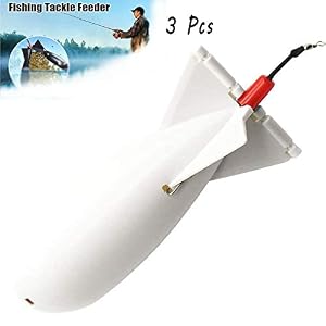 Teteai 3 Pièces 2020 Nouveau Mangeoire De Pêche à La Carpe, Flotteurs De Fusée Mangeoire De Pêche Grande Carpe Pêche Spod Bombe Appât Roquettes Carpe Poisson S’attaquer Outil