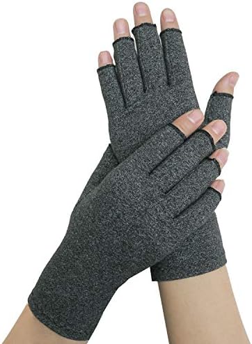 Arthritis Gloves Women and Men,Wisolt Therapy Compression Gloves Hand Arthritis Joint Pain Relief Health Care Half-Finger Gloves