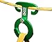 T-Ring Hooks (TM), Paracord Tension Camp Hooks, 2-Pack, by Outdoor Use Only (TM) (green)