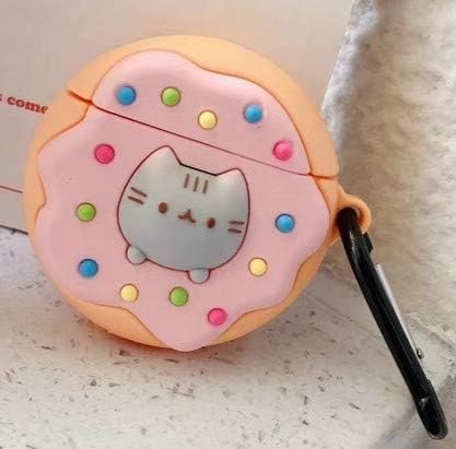 XHC For AirPods Case Cover For Apple AirPods 1/2 Gen Universal Wireless Toaster Cat And Donut Cat Bluetooth Headphone Protective Case(Toast) (Color : Doughnut)