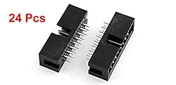 uxcell 24pcs 2x8 16-Pin Straight Box Header
