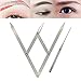 Eyebrow Tattoo Ruler Golden Ratio Permanent Grooming Stencil Shaper Symmetrical Tool Stainess Steel(2)
