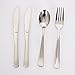 Plastic Silverware, 300 Pieces Disposable Silverware Set, Plastic Cutlery Set, 100 Plastic Forks, 100 Plastic Spoons, 100 Plastic Knives, Heavyweight Plastic Utensils Ideal for Party Supplies