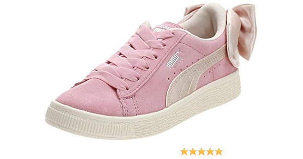 puma basket pink bow